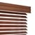 Silo featuring the 2 inch wood blinds in the Coffee Bean Color.